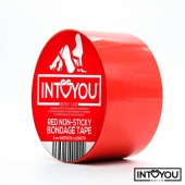 Красный скотч для фиксации Non-Sticky Bondage Tape - 15 м. - Intoyou - купить с доставкой в Нальчике