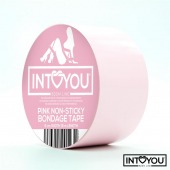 Розовый скотч для фиксации Non-Sticky Bondage Tape - 15 м. - Intoyou - купить с доставкой в Нальчике