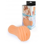 Эластичный мастурбатор в виде вагины телесного цвета - Sexy Girl - в Нальчике купить с доставкой