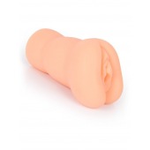 Телесный мастурбатор-вагина с 2 эрекционными кольцами в комплекте - Sexy Girl - в Нальчике купить с доставкой