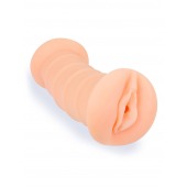 Телесный двусторонний мастурбатор с вибропулей и эрекционными кольцами в комплекте - Sexy Girl - в Нальчике купить с доставкой