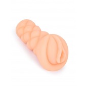 Телесный мастурбатор-вагина с вибропулей и эрекционными кольцами в комплекте - Sexy Girl - в Нальчике купить с доставкой