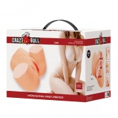 Телесный мастурбатор Liora с 2 любовными тоннелями - Baile - в Нальчике купить с доставкой