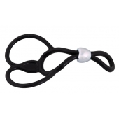 Лассо с подхватом мошонки Triple Ball-und Cockring - Orion - в Нальчике купить с доставкой