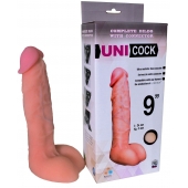 Фаллическая насадка Харнесс UNICOCK 9  - 24 см. - LOVETOY (А-Полимер) - купить с доставкой в Нальчике