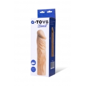 Насадка с ярко выраженной головкой и рельефным стволом - 19 см. - A-toys - в Нальчике купить с доставкой