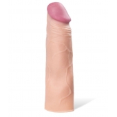 Реалистичная насадка с ярко выраженной головкой - 16,5 см. - A-toys - в Нальчике купить с доставкой