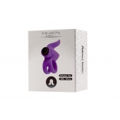 Эрекционное кольцо с подхватом мошонки и стимуляцией клитора Bullet Lastic Ring - Adrien Lastic - в Нальчике купить с доставкой