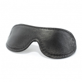 Кожаная маска на глаза - БДСМ Арсенал - купить с доставкой в Нальчике