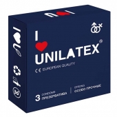 Ультрапрочные презервативы Unilatex Extra Strong - 3 шт. - Unilatex - купить с доставкой в Нальчике