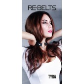 Чёрный кожаный чокер-кляп Tyra Black - Rebelts - купить с доставкой в Нальчике