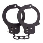 Чёрные наручники из листового металла BONDX METAL CUFFS BLACK - Dream Toys - купить с доставкой в Нальчике