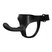 Страпон с изогнутой головкой Ultra Harness Curvy Dildo - 15,8 см. - Baile - купить с доставкой в Нальчике