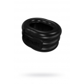 Чёрное эрекционное виброкольцо Stretch - Bathmate - в Нальчике купить с доставкой