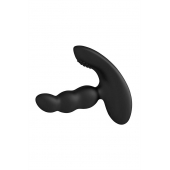 Черный силиконовый стимулятор простаты Levett Nitoc с пультом ДУ - Levett - в Нальчике купить с доставкой