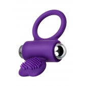 Фиолетовое виброкольцо с ресничками JOS PERY - JOS - в Нальчике купить с доставкой