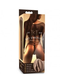 Коричневый мастубратор-вагина Nicole s Kitty - Blush Novelties - в Нальчике купить с доставкой