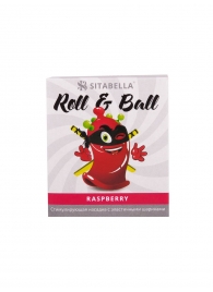 Стимулирующий презерватив-насадка Roll   Ball Raspberry - Sitabella - купить с доставкой в Нальчике