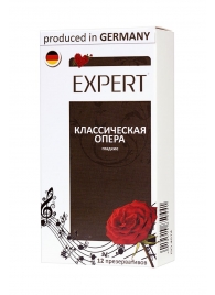 Гладкие презервативы Expert  Классическая опера  - 12 шт. - Expert - купить с доставкой в Нальчике