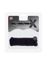 Чёрная веревка для связывания BONDX LOVE ROPE - 5 м. - Dream Toys - купить с доставкой в Нальчике