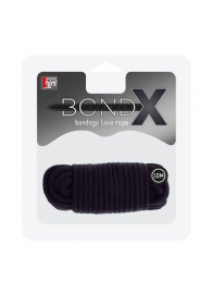 Черная веревка для связывания BONDX LOVE ROPE - 10 м. - Dream Toys - купить с доставкой в Нальчике