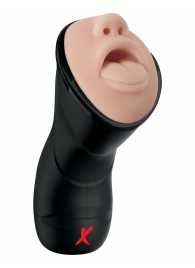 Мастурбатор-ротик Deep Throat Vibrating Stroker - Pipedream - в Нальчике купить с доставкой