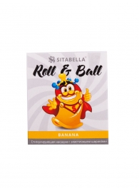 Стимулирующий презерватив-насадка Roll   Ball Banana - Sitabella - купить с доставкой в Нальчике