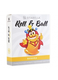 Стимулирующий презерватив-насадка Roll   Ball Banana - Sitabella - купить с доставкой в Нальчике