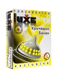 Презерватив LUXE  Exclusive  Кричащий банан  - 1 шт. - Luxe - купить с доставкой в Нальчике