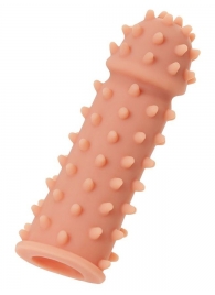 Телесная реалистичная насадка KOKOS Extreme Sleeve 03 с дополнительной стимуляцией - 12,7 см. - KOKOS - в Нальчике купить с доставкой Телесная реалистичная насадка KOKOS Extreme Sleeve 03 с дополнительной стимуляцией - 12,7 см. - KOKOS - в Нальчике купить с доставкой