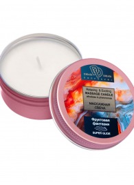 Массажная свеча  Фруктовая фантазия - БиоМед - купить с доставкой в Нальчике