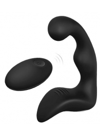 Черный вибромассажер простаты REMOTE BOOTY PLEASER - Dream Toys - в Нальчике купить с доставкой