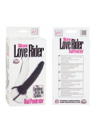 Насадка на пенис Silicone Love Rider Dual Penetrator для двойного проникновения - 14 см. - California Exotic Novelties - в Нальчике купить с доставкой