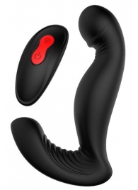 Черный вибромассажер простаты SWIRLING P-PLEASER - Dream Toys - в Нальчике купить с доставкой