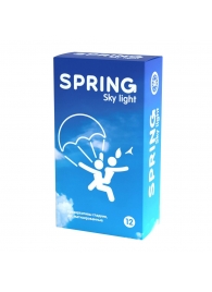 Ультратонкие презервативы SPRING SKY LIGHT - 12 шт. - SPRING - купить с доставкой в Нальчике