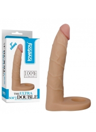 Телесная насадка-фаллоимитатор для двойного проникновения - 17 см. - Lovetoy - купить с доставкой в Нальчике