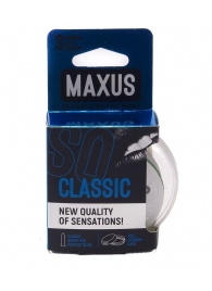 Классические презервативы в пластиковом кейсе MAXUS Classic - 3 шт. - Maxus - купить с доставкой в Нальчике