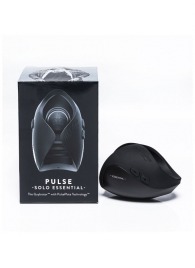 Черный инновационный мужской вибратор PULSE SOLO ESSENTIAL - Hot Octopuss - в Нальчике купить с доставкой