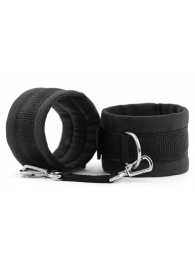 Черные наручники My rules на сцепке - БДСМ Арсенал - купить с доставкой в Нальчике