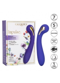 Фиолетовый вибромассажер с электростимуляцией Intimate Estim Petite G Wand - 19 см. - California Exotic Novelties - купить с доставкой в Нальчике