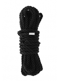 Черная веревка для шибари DELUXE BONDAGE ROPE - 5 м. - Dream Toys - купить с доставкой в Нальчике