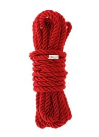 Красная веревка для шибари DELUXE BONDAGE ROPE - 5 м. - Dream Toys - купить с доставкой в Нальчике