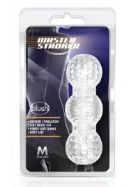 Прозрачный фигурный мастурбатор Master Stroker - Blush Novelties - в Нальчике купить с доставкой