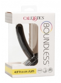 Черный анальный стимулятор Boundless 4.5” Slim Probe - 11,5 см. - California Exotic Novelties - купить с доставкой в Нальчике