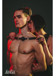 Черный кляп Love Addict на замочке - Lola Games - купить с доставкой в Нальчике