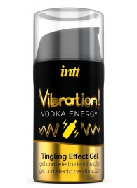 Жидкий интимный гель с эффектом вибрации Vibration! Vodka Energy - 15 мл. - INTT - купить с доставкой в Нальчике