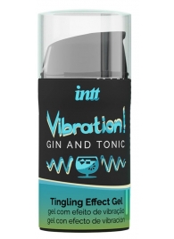 Жидкий интимный гель с эффектом вибрации Vibration! Gin   Tonic - 15 мл. - INTT - купить с доставкой в Нальчике