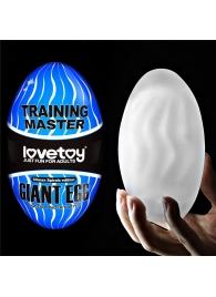 Мастурбатор-яйцо Giant Egg Climax Spirals Edition - Lovetoy - в Нальчике купить с доставкой