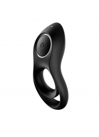 Черное эрекционное виброкольцо Legendary Duo - Satisfyer - в Нальчике купить с доставкой