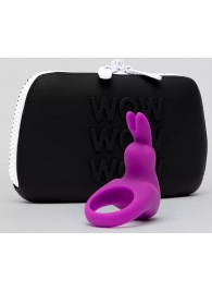 Фиолетовое эрекционное виброкольцо Happy Rabbit Cock Ring Kit - Happy Rabbit - в Нальчике купить с доставкой